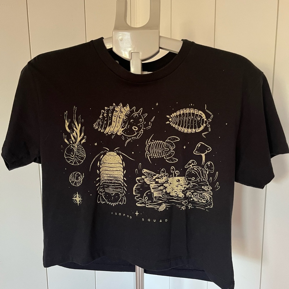Faunwood Isopod Squad crop tee